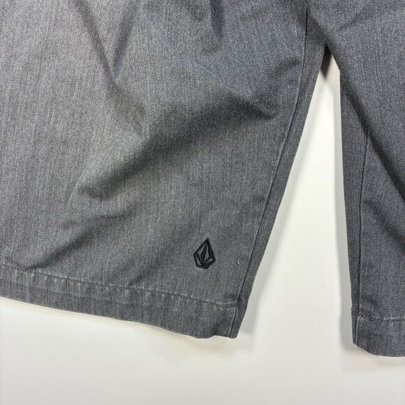 VOLCOM Mens 34" Waist gray FRIGGIN Chino Shorts 24" - Picture 10 of 10